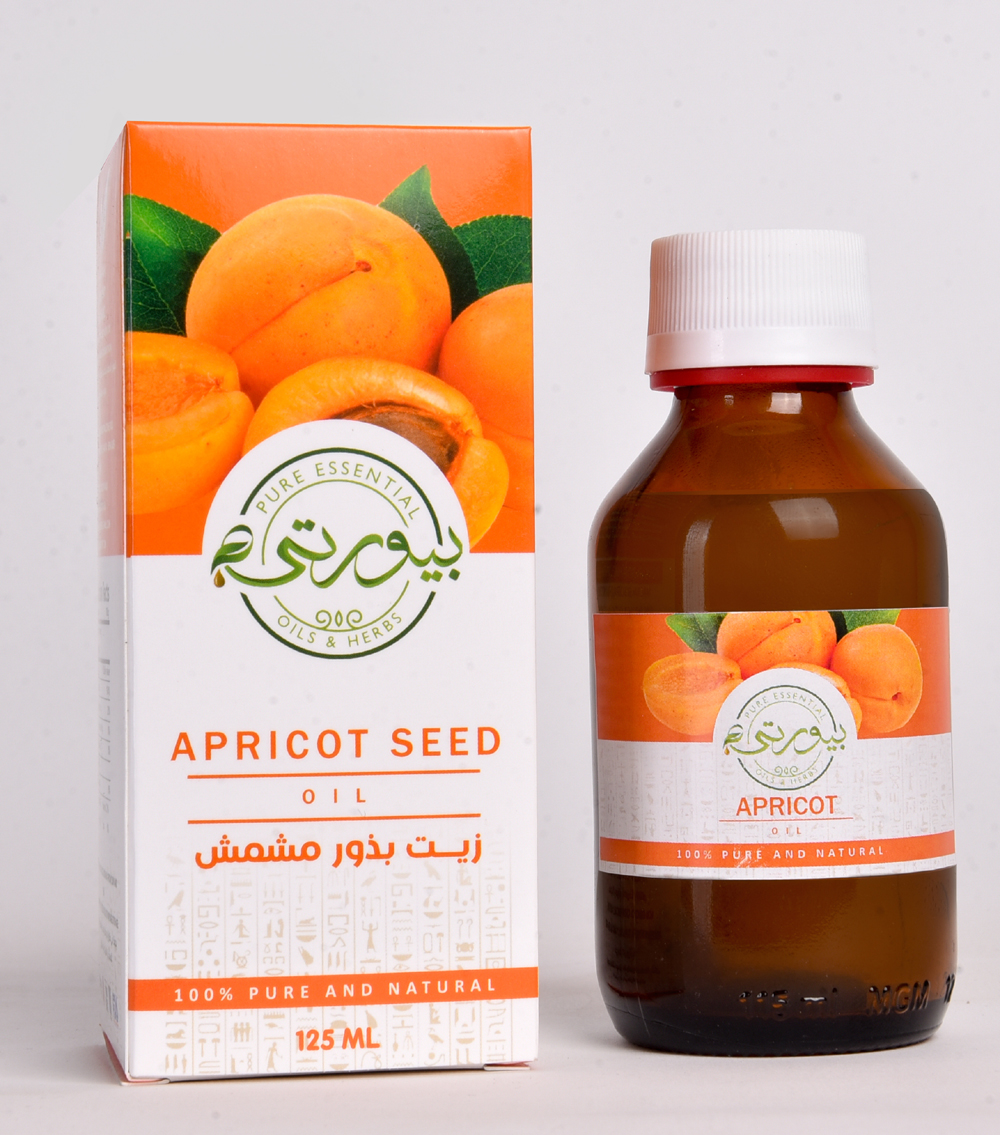 زيت نواة المشمش العضوي والتقليدي — عبوات استهلاكية